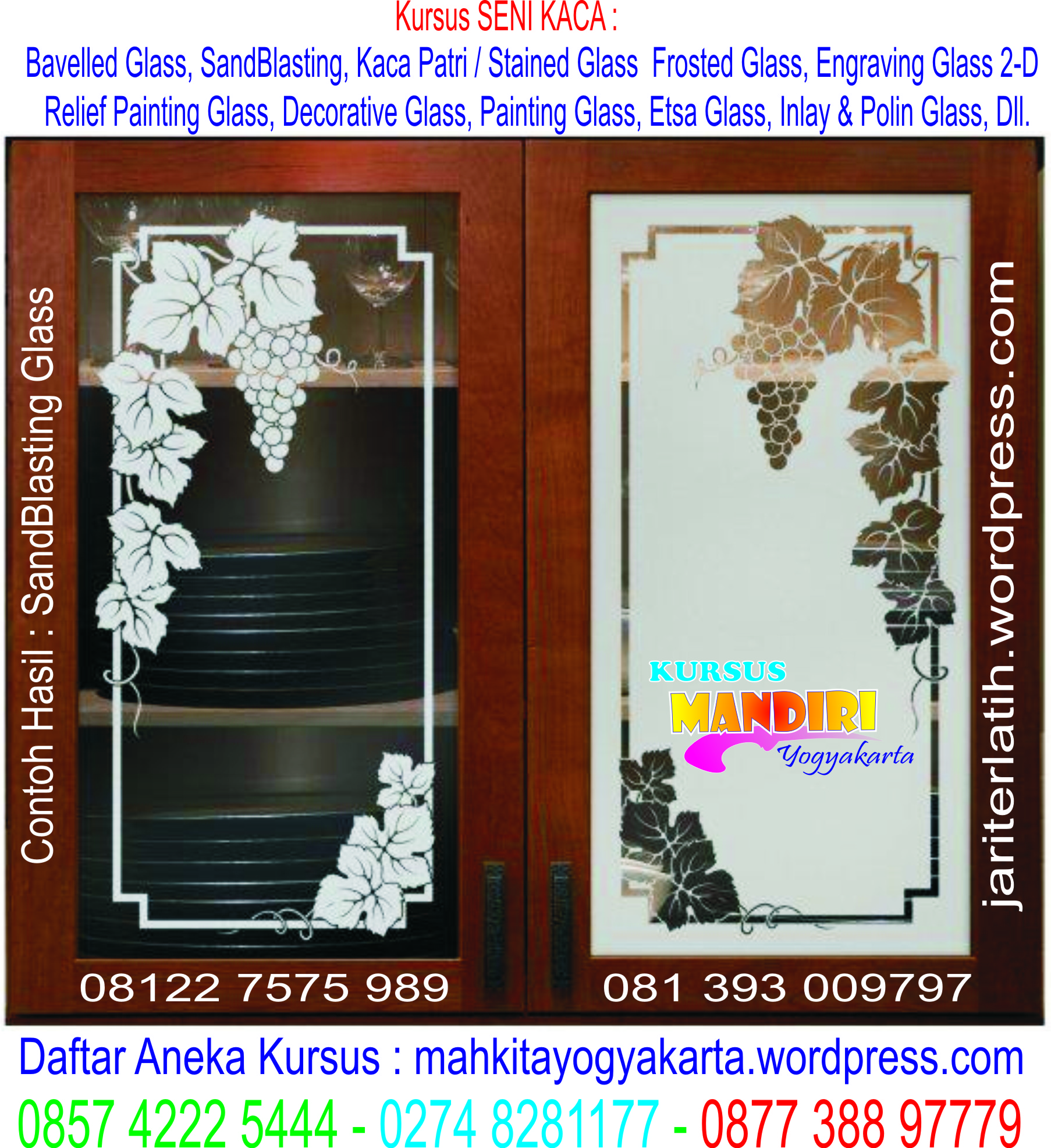 Grapevin Etched Glass Panel Door